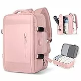 SZLX Borse da Cabina per Easyjet 45x36x20 Zaino da Viaggio aereo Bagaglio a Mano Zaino Ryanair 40x20x25 con porta USB zaino Borsa da Viaggio Impermeabile donna zaino per Computer Casual Daypack
