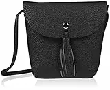 TOM TAILOR Denim Ida, Borsa a Tracolla Donna, Nero (Schwarz), 4.5x16x17 Centimeters (L x H x D)