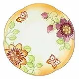 THUN, Piatto Grande in Porcellana con Decorazione Floreale Primaverile, Linea Fiori e Fantasia, Ø 31.9 cm