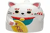 Puckator UMUG10, Tazza Sottosopra in Ceramica - Maneki Neko Gatto Portafortuna
