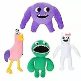 Garten of Banban Peluche,Garden Of Ban Ban Jumbo Josh Opila Bird Plush Toys Doll,Il Miglior Regalo per Ragazzi Ragazze e Amanti del Gioco(4pcs)