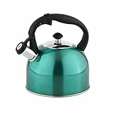 Amazon Basics - Bollitore in acciaio INOX da 2,3 litri, Blu foglia di tè