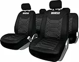 Sparco Set Universale SPC1016 coprisedili Auto Completo Nero Nido d'Ape