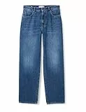 Pinko Barbra Boyfriend Denim Slouch Jeans, Pjr_Lavaggio Vintage Scuro, 28 Donna