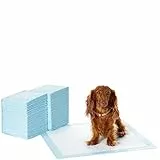 Amazon Basics, Tappetini per l'addestramento di cani e cuccioli, design a 5 strati a prova di perdite con superficie ad asciugatura rapida, dimensione standard, confezione da 100