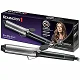 Remington Arricciacapelli, 140 - 210 °C, rivestimento 4x: ceramica, tormalina, ionico ed antistatico, scorrimento migliorato, 38 mm diametro, autospengimento, punto freddo, Pro Big Curl, CI5538