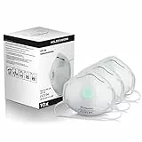 Heldenwerk® MascheRina con Antipolvere Valvola I Lavoro Respiratore Mascherine I Maschera Sottili Polveri Filtri FFP1 I Protettiva Maschere Antivirus