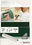 Bosch 2609255838 - Graffe a filo piatto, modello 52, 14 mm, confezione da 1000 pezzi