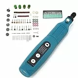 Generic Kit di Strumento Rotante da 191 Pezzi 191 Pezzi 3,7 V Macchinaria elettrica Sentenza a 5 Marce con luci a LED USB Mini Incisione Ricaricabile USB Strumento di inciso