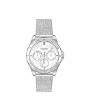 HUGO Orologio analogico multifunzione al quarzo da donna Collezione #DANCE con cinturino in acciaio inossidabile di diversi colori, Argento (Silver)