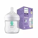 Philips Avent Biberon Natural Response - Biberon da 125 ml con valvola Airfree, senza BPA, per neonati (modello SCY670/01)