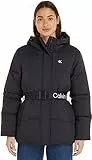 Calvin Klein Jeans LOGO BELT SHORT PUFFER, Donna, Ck Black, M