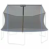 Ultrasport Rete sicurezza per Uni-jump trampolino giardino, adatta per trampolino Ø 460 cm, protegge durante i salti, Massima sicureza, facile fissare, incl. accesso apribile, Altezza nett ca. 180 cm