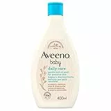Aveeno Baby Daily Care Bagno E Doccia Schiuma Delicato Per Bambini, 400 ml