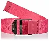 Tommy Jeans Cintura Donna TJW Essential Webbing Belt Cintura in Tessuto, Rosa (Pink Alert), 80