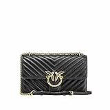 Pinko, LOVE ONE CLASSIC DC SHEEP NAPP Donna, Z99Q_NERO-ANTIQUE GOLD, size