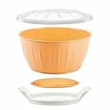 Tescoma 630381 DELICIA Ciotola per Lievitazione con Gel Riscaldante, Ø 26 cm, Plastica, Giallo, 4litri