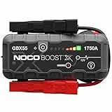 NOCO Boost X GBX55, Booster di Avviamento Auto UltraSafe da 1750A, Avviatore di Emergenza 12V, Caricatore Portatile, Cavi di Avviamento Batteria per Motori a Benzina da 7,5L e diesel da 5,0L