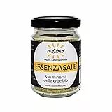 ESSENZA SALE Sali minerali delle Erbe - naturale sostituto del sale nell'alimentazione quotidiana (60g) - senza sale, 100% vegetale