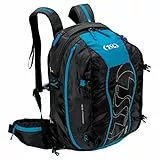 TSL Dragonfly 15/30, Zaino Porta ciaspole Unisex-Adulto, Nero/Blu, 15-30 Litri