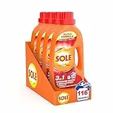Sole Detersivo Lavatrice Proteggi colore 116 Lavaggi, (4x29), Formula igienizzante, Detersivo Lavatrice Liquido Proteggi colore, rimuove le macchie a basse temperature