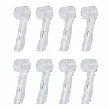 HSYTEK 8 Copertura Spazzolino Elettrico Compatibile Con Oral B - Copri spazzolino, Copertura Protettiva per testine di spazzolino elettrico, Copertura spazzolino Antipolvere Trasparente