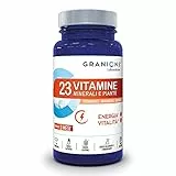 23 Vitamine | Minerali e Piante | Vitamine A B C D3 E + Oligoelementi Zinco Magnesio Selenio + Ginseng | 90 Compresse | Formato ECO 3 Mesi | Laboratoire des Granions