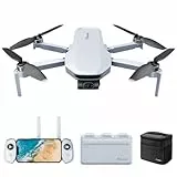 Potensic ATOM Combo GPS Drone Pieghevole, 4K Telecamera con Gimbal a 3 Assi, ＜249g, 6KM Trasmissione Video, 96 Min di Volo, con 3 Batterie e Hub di Ricarica, QuickShots, Tracciamento Visivo, con Borsa