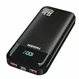 Power Bank 27000mAh, 22.5 W PD3.0 QC4.0 Ricarica Rapida Batteria Esterna, 3A USB C Caricatore Portatile con LED Display Digitale, 3 Uscite e 2 Ingressi per Smartphone, tablet