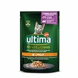 Ultima Fit & Delicious Cibo Umido per Gatti con Pollo, 85g