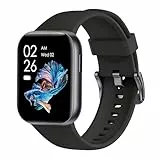 ASWEE Smart Watch per Android iOS, 1.96' Full Touch Fitness Watch con Notifiche, Rispondere/Chiamata, SmartWatch con 147+ Modalità sport, Frequenza Cardiaca, Ossigeno Sangue Monitor per Uomo Donna