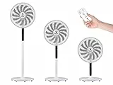 Beper P206VEN151 Ventilatore a Piantana 13 Pale e Ventilatore da Tavolo, 3 Altezze in 1 - Ventilatore Potente Silenzioso Con Telecomando e Timer