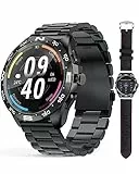 FMK Smart Watch Call Fai ricevere notifiche di testo Fitness Full Touch Screen Tracker con cardiofrequenzimetro 24 ore pressione sanguigna IP67 impermeabile per Android iOS