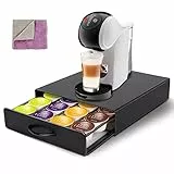 Masthome Porta Capsule Dolce Gusto – Porta Capsule Caffè – Capacità 20 Capsule – Porta Cialde Caffè, Cassetti portaoggetti per cucina da banco a casa