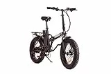 Nilox, E-Bike X8 Plus, Bici Elettrica con Pedalata Assistita, 70 km di Autonomia, Brushless High Speed da 36V - 250W e Batteria Removibile al Litio da 36 V - 13 Ah, Gomme 20' Fat, Doppio Freno a Disco