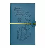 Grupo Erik: Taccuino da viaggio Il Piccolo Principe | Taccuino pelle sintentica con 2 quaderni,porta tessere e tasca espandibile, 19,6x12cm, ideale come diario di viaggio,diario di bordo o notebook