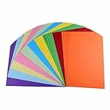 Cartoncini fotografici colorati, formato carta: DIN A4, 220 g/mq, di alta qualità, 10 colori diversi, 50 fogli