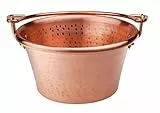 Pentole Agnelli COCM44M32 Paiolo con Manico ad Arco, Rame, 32 cm