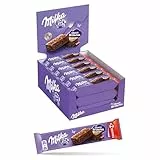 Milka, Choco Brownie, Tortina Soffice e Golosa con Golose Pepite di Cioccolato al Latte e un Cuore di Cioccolato Milka, con Latte Alpino, Cacao Sostenibile, 24x50g (multipack 24 confezioni da 50g)