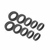 Super Kitchen Mattarello Dischi Regolabili Anello in Silicone per fondente, Biscotti Pasticceria, Pasta, pizza (3,8 cm di diametro, Grigio)