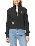 Superdry Superdry Code Track Jacket Maglione Cardigan Donna, Grigio (Darkest Charcoal Marl), X-Small