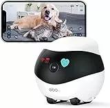 Enabot EBO SE Robot Telecamera per animali in movimento con ruote,1080P Videocamera di Sorveglianza Interno,Crociera Automatica,Audio Bidirezionale e Visione Notturna