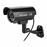 Videocamere di Sorveglianza Dummy Camera con LED lampeggiante Simulazione Telecamera Realistico finte CCTV