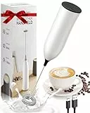 Homradise Montalatte Elettrico, Frullino Montalatte Elettrico Cappuccino USB Ricaricabile Elettrico Portatile 12000 Giri/min Mixer per Bevande per Caffè, Latte, Cappuccino, Cioccolata Calda e Fredda