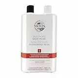 Nioxin System 4 balsamo detergente e per terapia del cuoio capelluto, due flaconi da 1 L