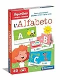 Clementoni- Sapientino-L'Alfabeto-Gioco Educativo 3 Anni, Flashcards Alfabeto, Imparare Le Lettere-Made in Italy, Colore Italiano, 16768