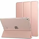 MoKo Smart Cover per New iPad Air (3rd Generation) 10.5' 2019 / iPad PRO 10.5 2017 - Ultra Sottile Leggero Custodia con Auto Sveglia/Sonno con Retro Semi-Trasparente Rigido, Oro Rosa