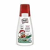 Adesivo artigianale Pritt, adesivo asciugante trasparente per la casa, la scuola o l’ufficio, mascherina bianca per bambini, 1 flacone da 100 g