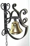 Fabris Uber Campana Esterno Campanaccio Ferro Battuto Ottone Massiccio