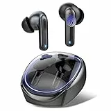 Cuffie Bluetooth 5.3, Auricolari Bluetooth Senza Fili con Stereo HiFi e 4 Mic HD, Cuffie In Ear con ENC Cancellazione del Rumore e Modalità Gioco, 40 Ore IP7 Impermeabili Cuffie Wireless